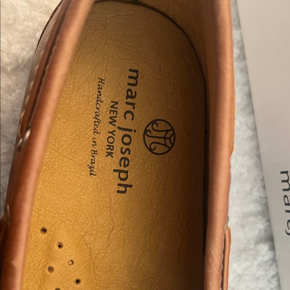 Marc Joseph Coney Island Tan Napa Leather Rockaway Loafers - Picture 6 of 13